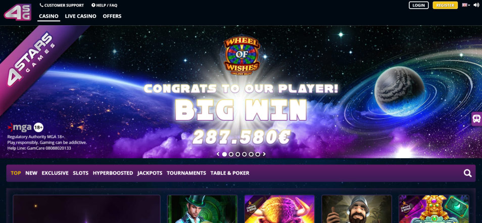Casino Online 4Starsgames Casino
