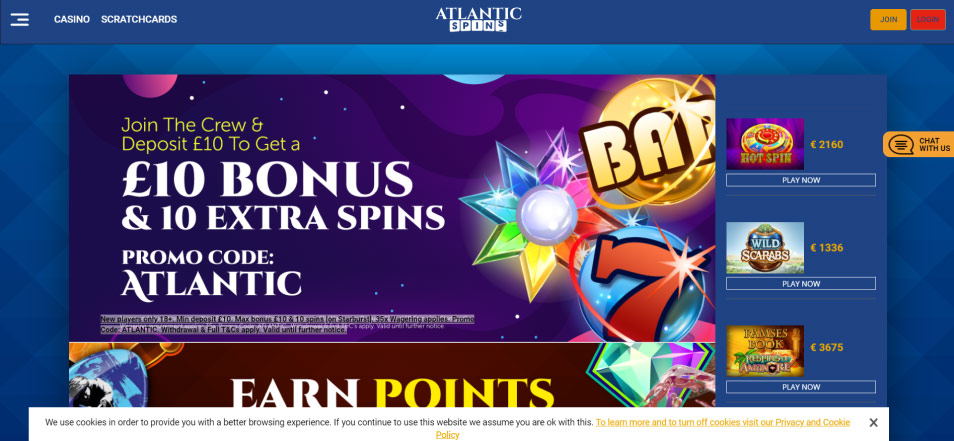 Casino Online Atlantic Spins Casino