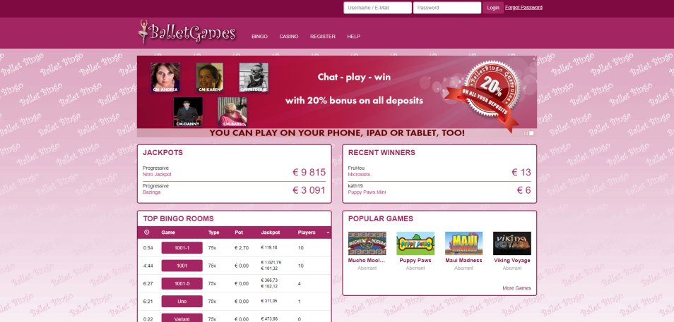 Casino Online Ballet Bingo Casino