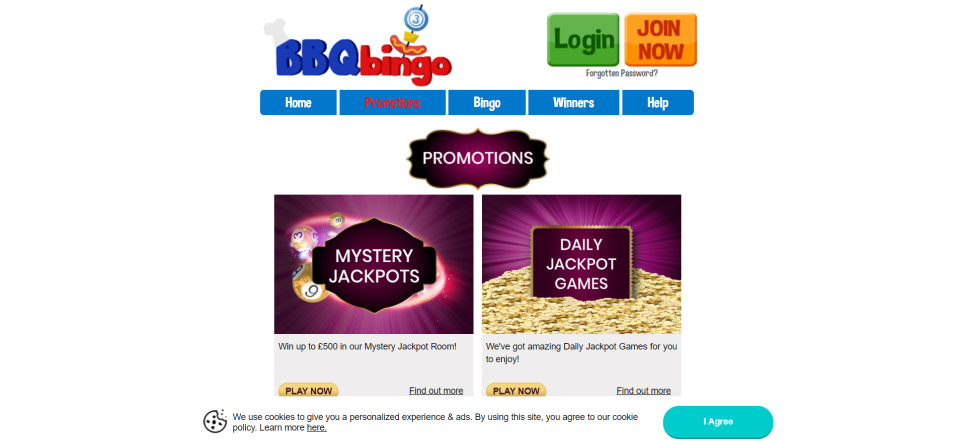 Obtenha o Bónus BBQ Bingo Casino