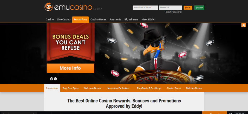 Registe-se no Casino EmuCasino