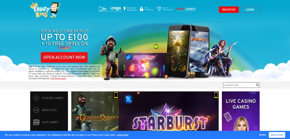 Casino Online Fruity King Casino