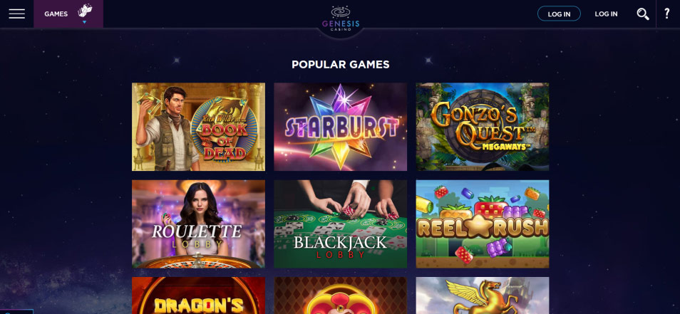 Obtenha o Bónus Genesis Casino