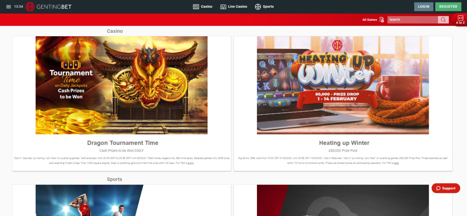 Registe-se no Casino GentingBet