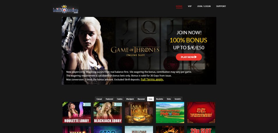 Casino Online Millionaire Casino