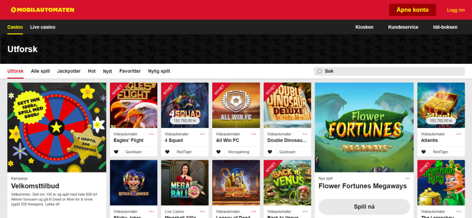 Casino Online MobilAutomaten Casino