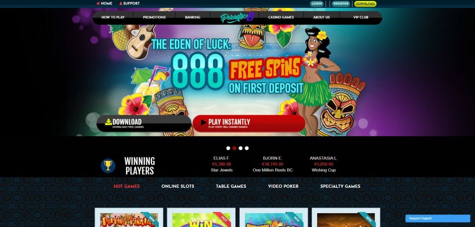 Casino Online Paradise 8 Casino