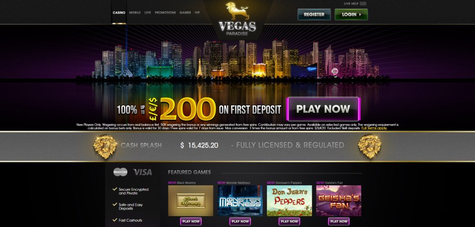 Casino Online Vegas Paradise Casino